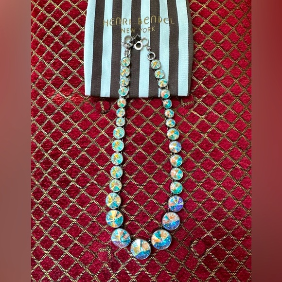 Spectacular Henri Bendel On Pointe Crystal Necklace Retired NWOT HTF!!!!! - Picture 2 of 8